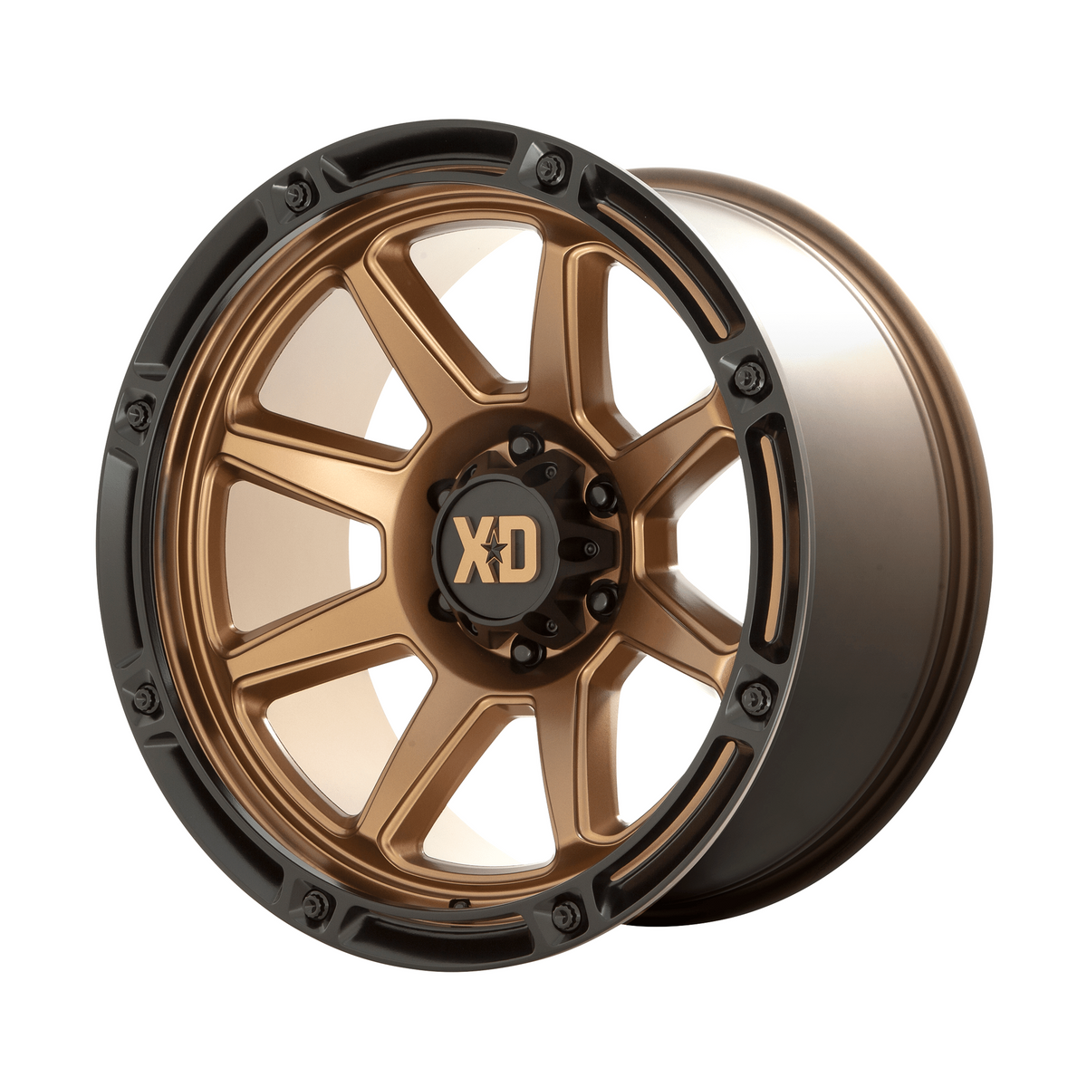 XD XD863 20x9 Matte Bronze W/ Black Lip 6x135 18mm