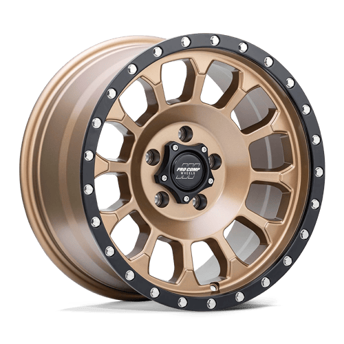 Pro Comp Alloys PA34 ROCKWELL 17x8.5 Matte Bronze W/ Black Lip 6x135 0mm