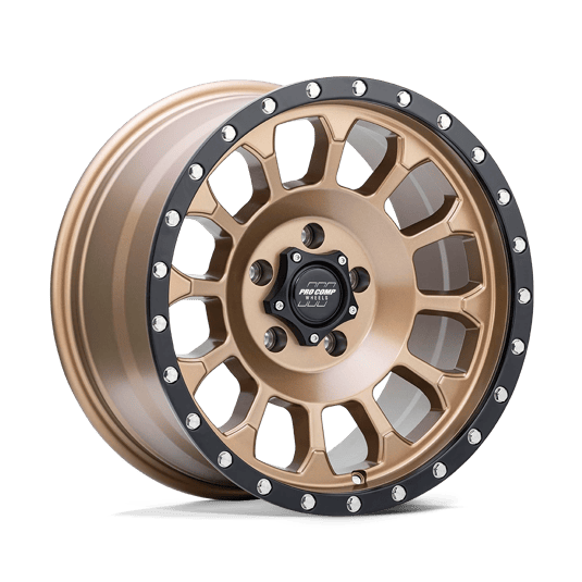 Pro Comp Alloys PA34 ROCKWELL 17x8.5 Matte Bronze W/ Black Lip 6x135 0mm