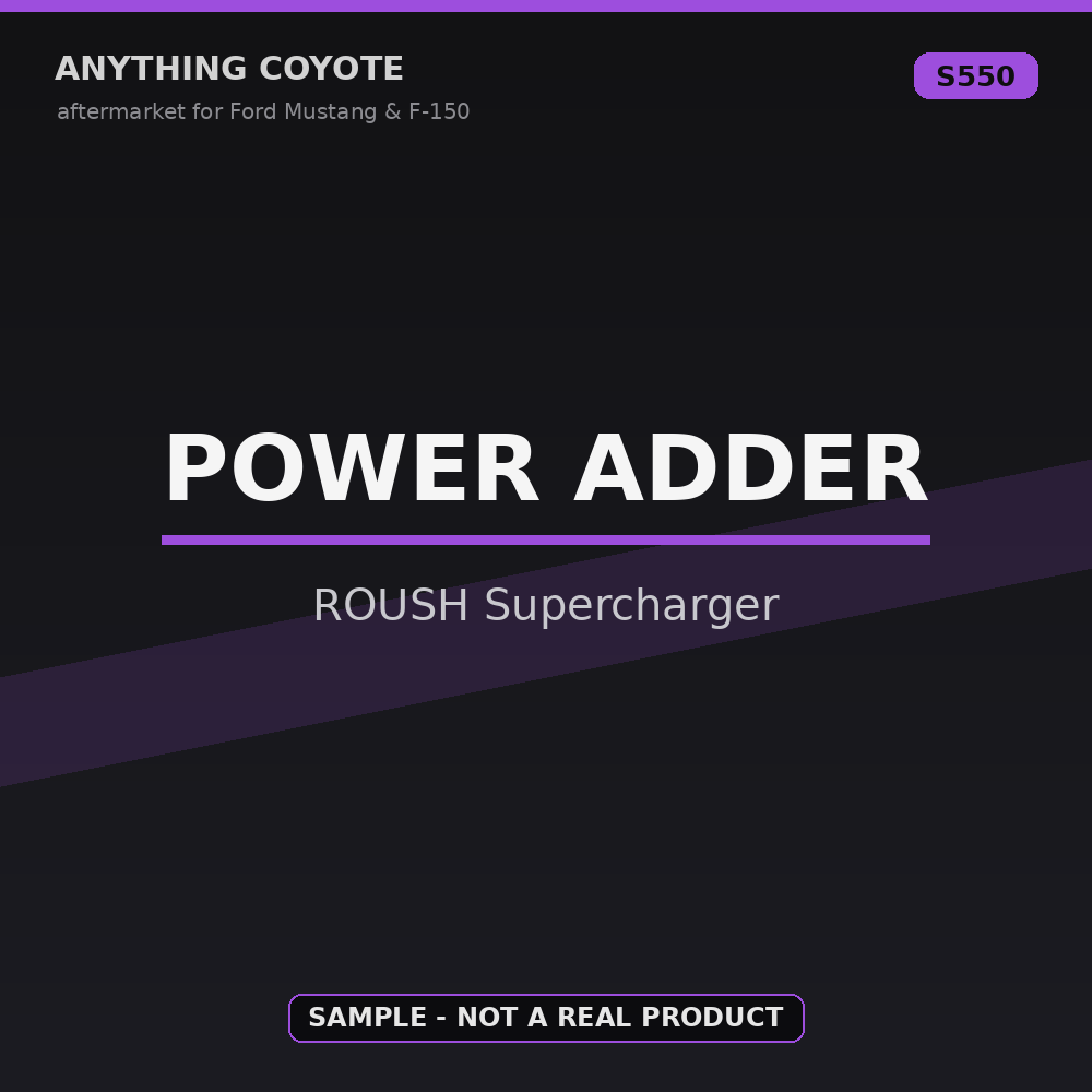 Power adder sample