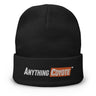 Anything Coyote Embroidered Beanie